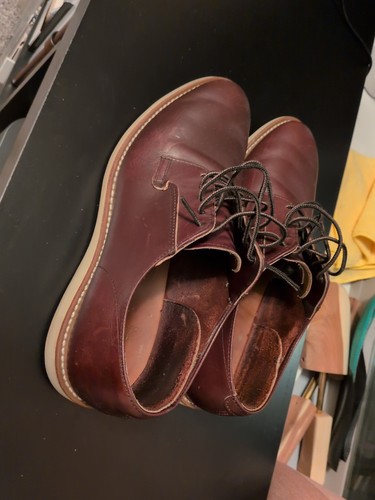 Red wing postman oxford - red,