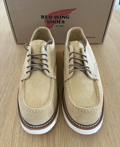 Red wing moc toe shoes - red,