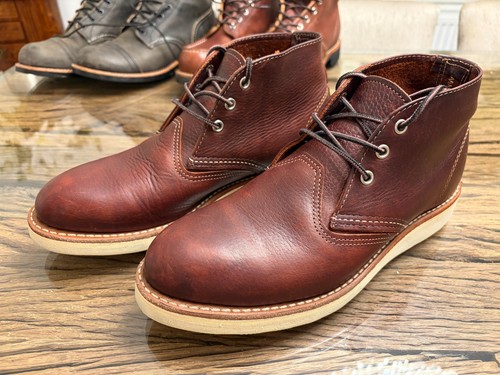 Red wing work chukka - red,