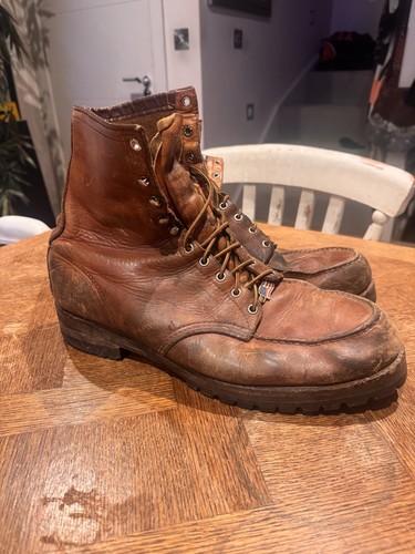 Vintage red wing usa - vintage, brown