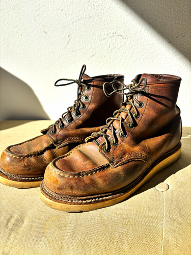 Red wing shoes brown leather - red,