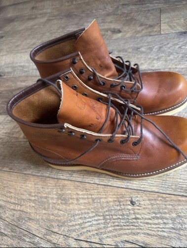 Red wings boots - red, size