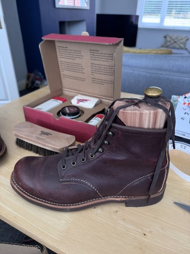 Red wing blacksmith boots - ⁠red,
