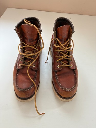 Red wing moc toe - red, uk