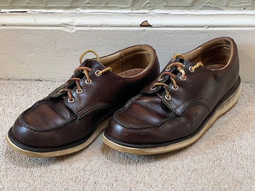 Red wing moc toe - toe, oxford