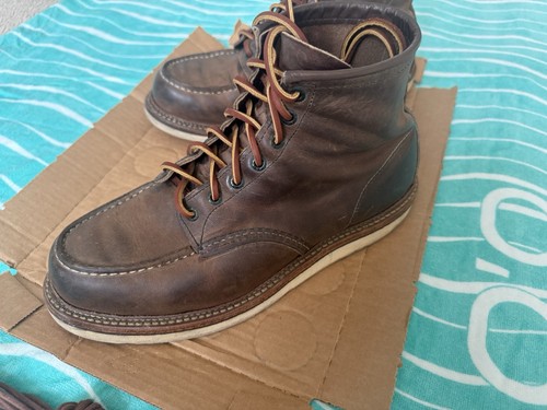 Red wing shoes concrete - red,