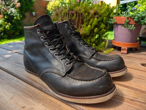 Red wing moc toe - red,