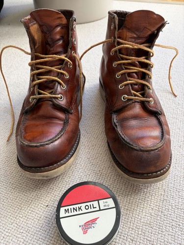 Red wing moc toe - red, 875