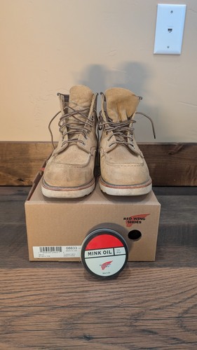 Red wing moc toe - toe, boots