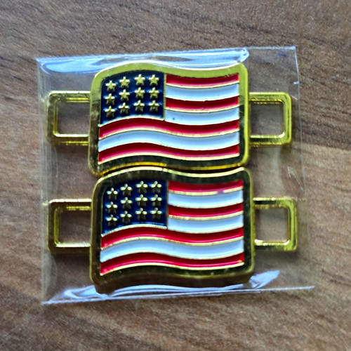 Red wing american flag lace - american,